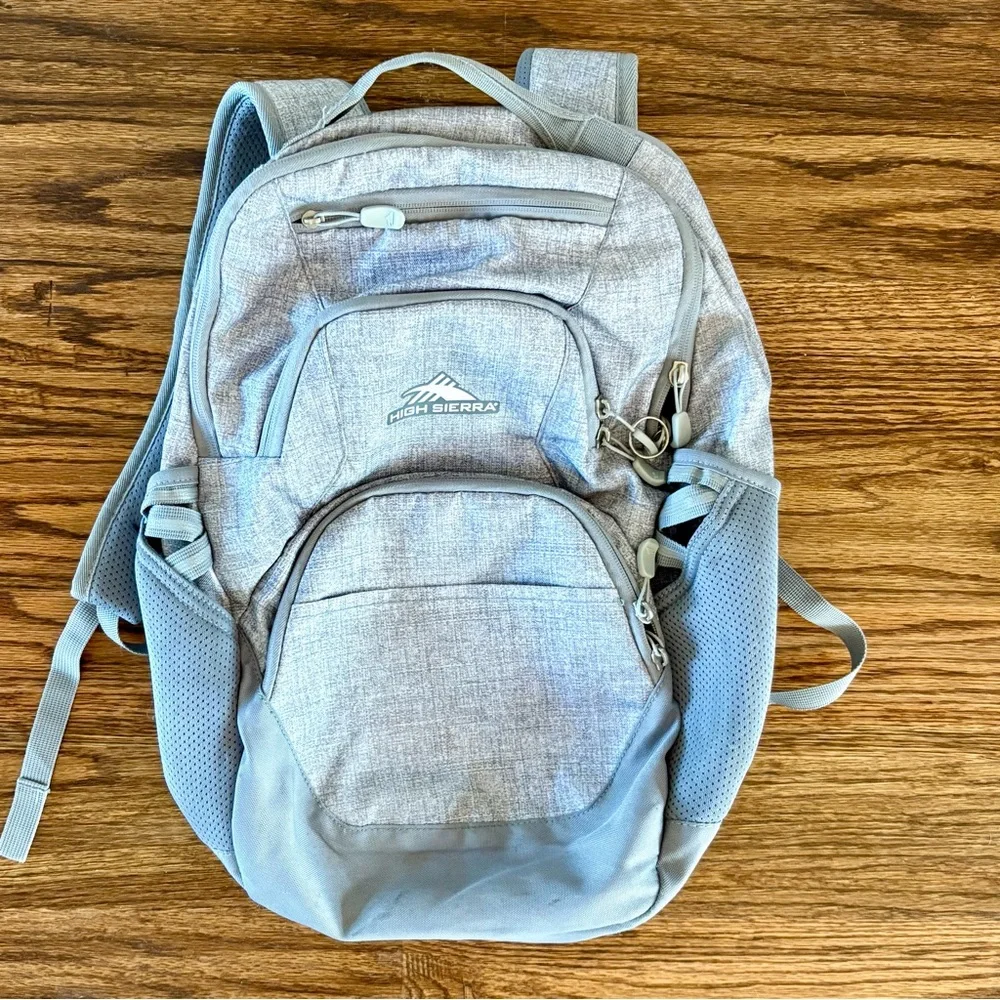 High Sierra Swoop SG Backpack, gray, good used condition - Picture 4 of 7